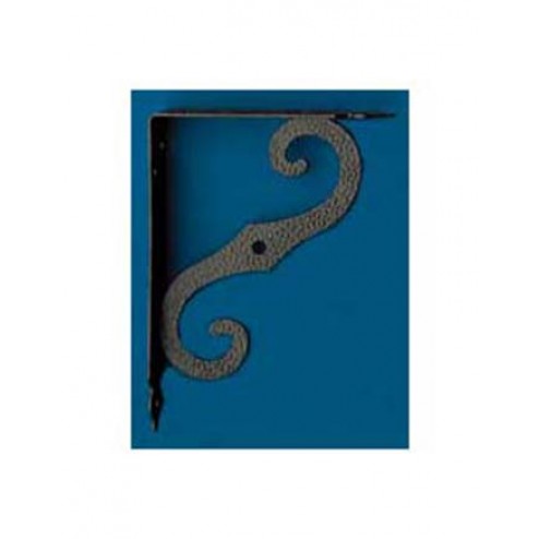 Escuadra Soporte Ornamental Modelo 2 Negro Amig 150x115mm 