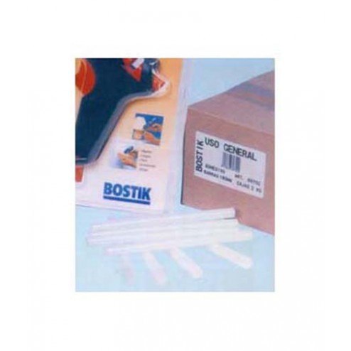 Adhesivo Termofusible Barra 5 Kg Bostik Diam.12x180mm Translucidas