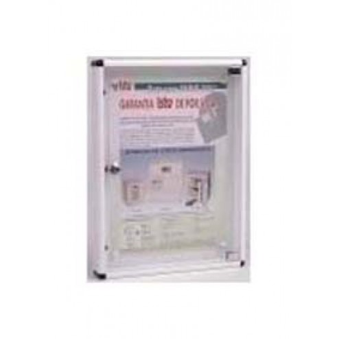 Panel de Anuncios Horizontal 2 Folios Btv Blanco