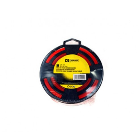 Hilo Nilon Cuadrado Desbrozadora 100M 2,40mm