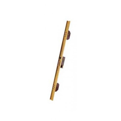 Cerradura Seguridad Embutir 3 Puntos (Conjunto) Ezcurra 2000B-3Z/50-Ds15/70C-D Largo 45 Alum. Cromo Mate
