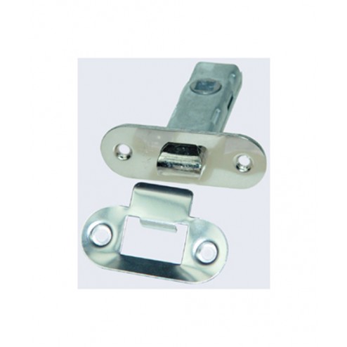 Picaporte Cromado Muelle Doble 45mm Canto Romo