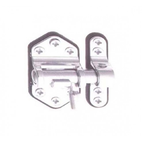 Pasador Cerrojo Base Plástico Mirvifer 20/40 Cromo