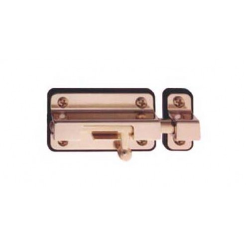 Pasador Cerrojo Base Plástico Mirvifer 23/65 Dorado