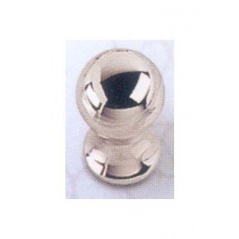 Pomo Metalico Estamp Niquel Cepillado