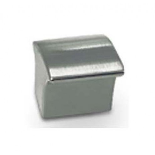 Pomo Metalico Estamp Niquel Cepillado