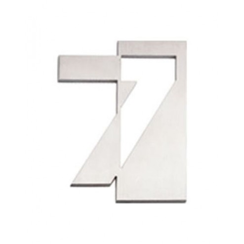 Numero Inox 125mm Estamp. Estamp 7