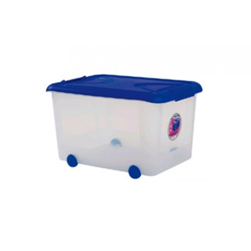 Caja Multi-Box 70 L con Ruedas Plastiken Azul