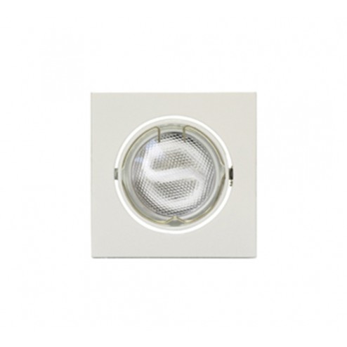 Empotrable Bajo Consumo Cuadrado 11W Blanco
