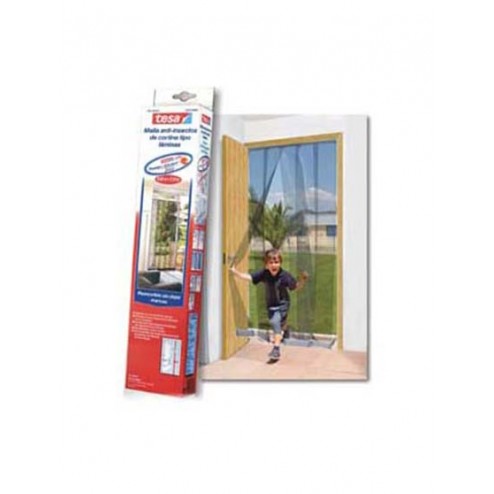 Cortina Mosquitera Para Puertas Tesa Tape 220x95 cm Antracita