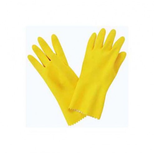 Guante Menaje Latex Amarillo T 9