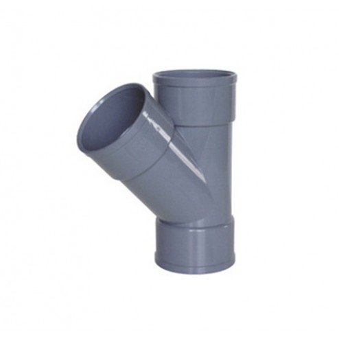 Derivacion Simple Hembra-Hembra 45º Pvc Evacuacion Ds-07 Diam.50