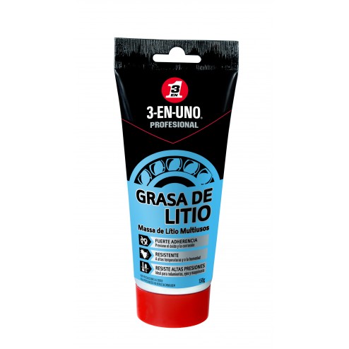 Grasa Litio Multiuso Tubo 3 En 1 150 Gr