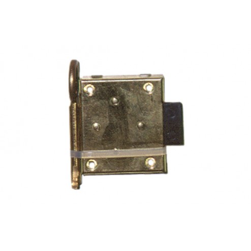 Cerradura Sobreponer para Mueble Latón Lim 207/20 LLAVE ZAMAC A42