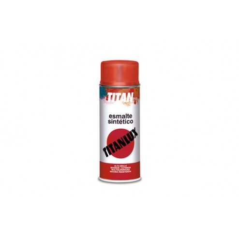 Esmalte Sintético Spray Titan 400 ml Plata