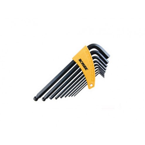 Llaves Allen 1.5 A 10mm P/Bola Est 9 Pzs 