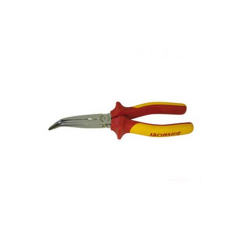 Alicate Boca Semi Redonda Curva 45º Cortante1000 V Ironside 200mm Mango Bicomponente