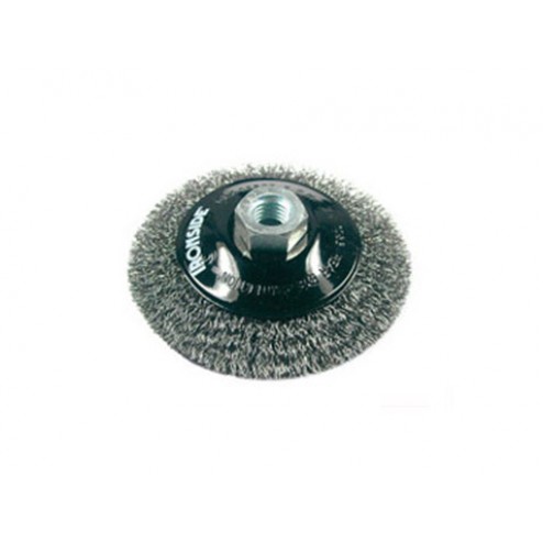 Cepillo Circular Conico Pua Acero M14 Diam.100x10/0,30
