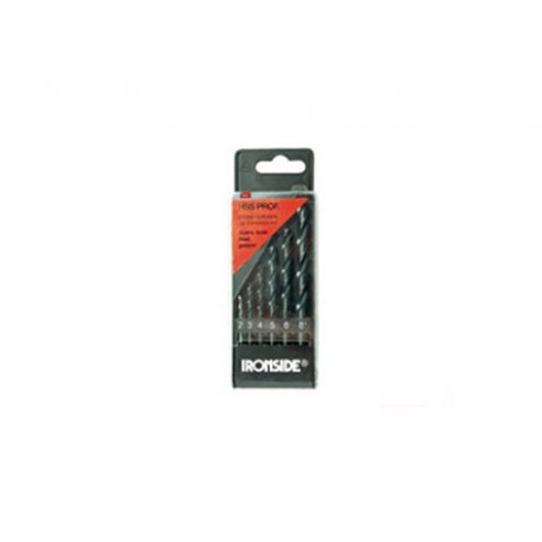 Broca Para Metal Hss Pro Juego 6 Piezas Ironside Diam.2-3-4-5-6-8