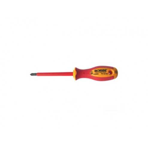 Destornillador Boca Pozidriv Aislado 1000 V Ironside 2x100 Bicomponente