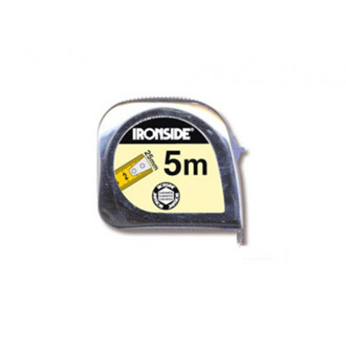 Flexometro Abs/Cromo con Freno Ironside 5 Mx25mm