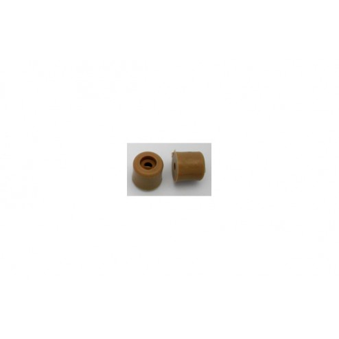 Soporte Balda Plano + Casquillo (4 Uni) Fer Roble