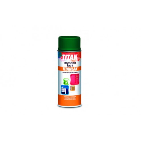 Esmalte Satinado Titanlak Spray Titan 400 ml Blanco