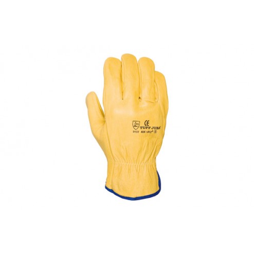 Guante Piel Flor Vacuno Juba T 9 Amarillo 