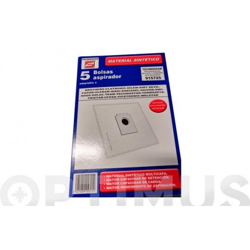 Bolsa Aspirador Solac 901-903-401-897 5 Uds