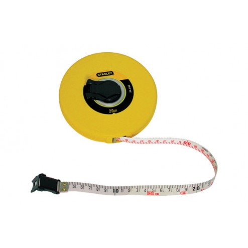 Cinta Metrica Fibra Vidrio Caja Cerrada Stanley 20 M