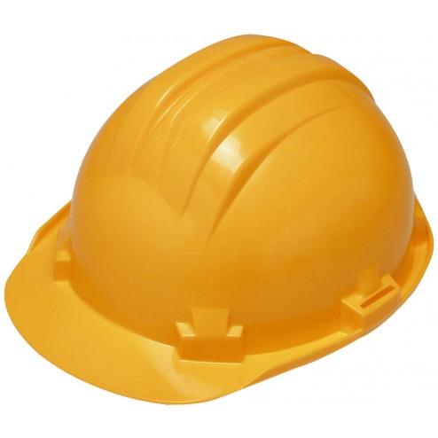 Casco Albañil Homologado Climax 5-Rs Amarillo