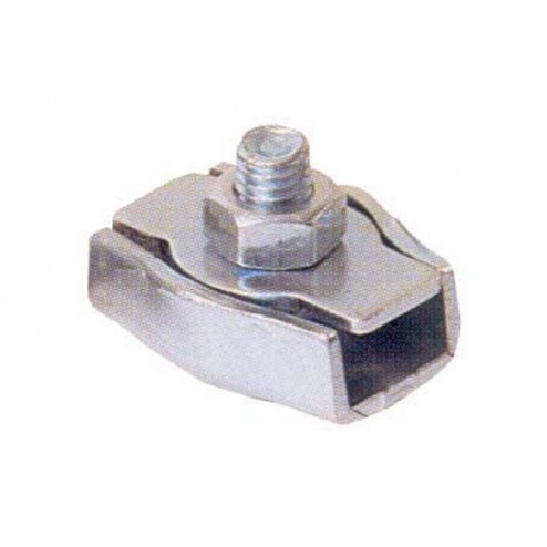 Sujetacable Plano Simple Cincado 1 Tornillo Diam.5-26mm