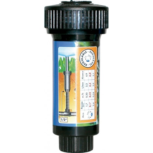 Difusor 6 cm con Boquilla Regulable Aqua Control de 25º A 360º Alcance de 2 A 5 M.