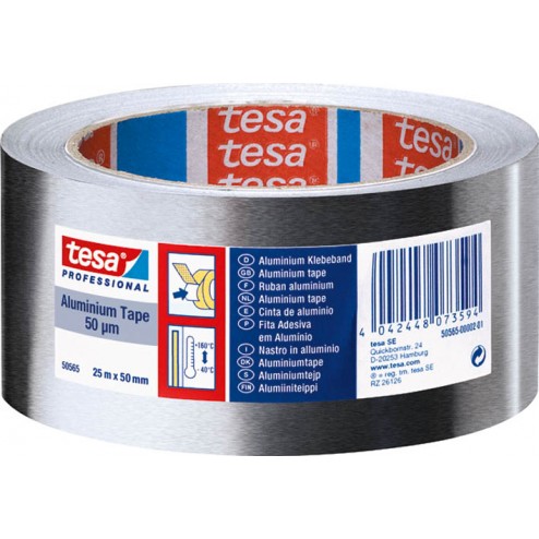 Cinta Aluminio 25 Mx50mm 