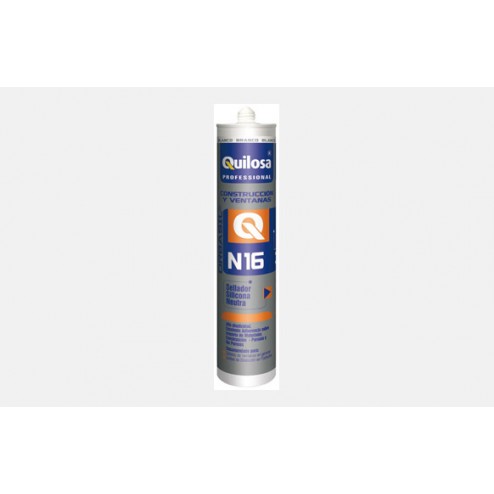 Silicona Neutra N-16 Blanca Quilosa Profesional 300 ml 