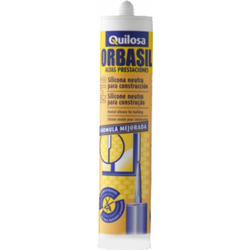 Silicona Neutra N-16 Traslucido Quilosa Profesional 300 ml 