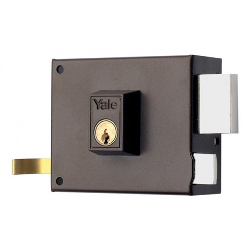 Cerradura Sobreponer Yale 125/ 80 Derecha Pintado