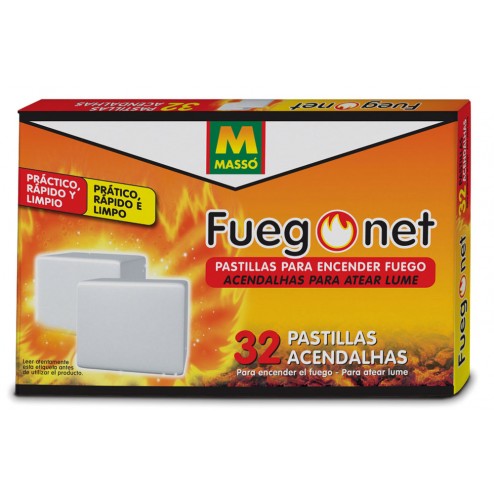 Pastilla Encendido Normales Fuegonet 32 Uds