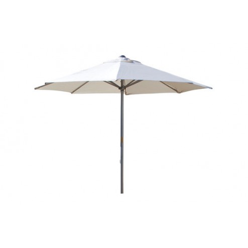 Parasol de aluminio 300cm. Tubo 4,8 blanco
