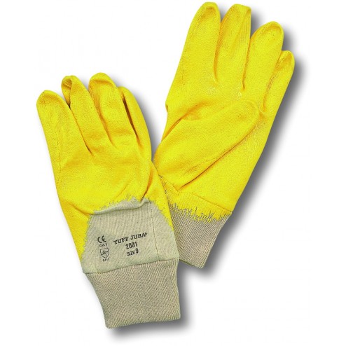 Guante Nitrilo Ligero Juba T 9 Amarillo 
