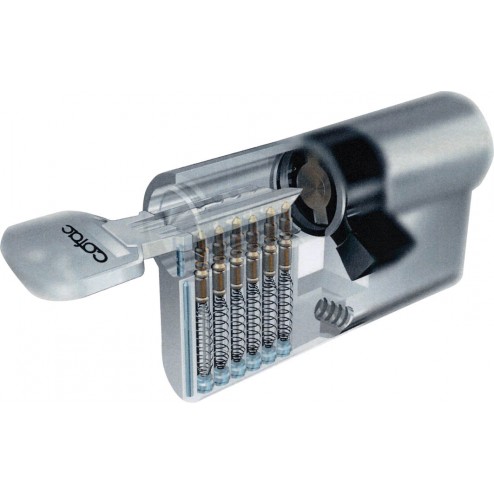 Cilindro de seguridad Tesa Latón 30x30mm