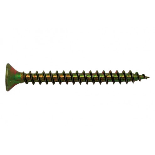 Tirafondo Cabeza Plana Pozi Bicromatado 7 Uds Fer 4x60mm