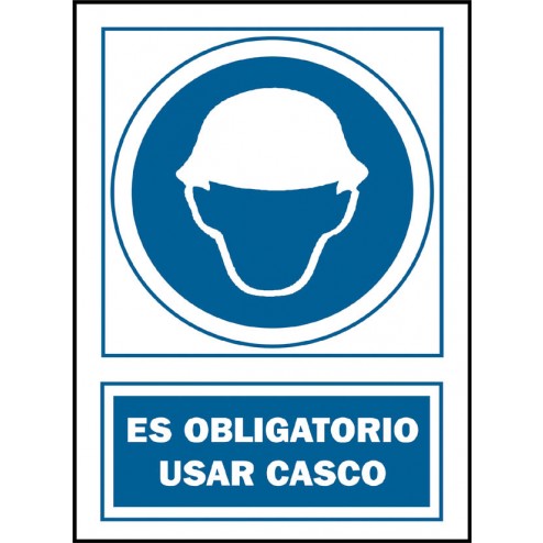 Señal Obligacion Catalan 297X210mm Casc