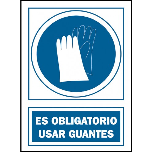 Señal Obligacion Catalan 297X210mm Guants