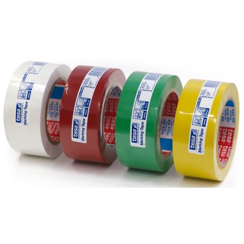 Cinta Adhesiva Señalizacion Temporal Blanco Tesa Tape 33 Mx50mm 