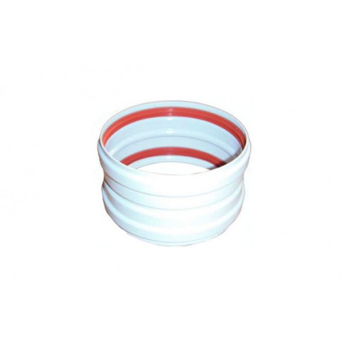Manguito Estanco Aluminio Blanco Ø100