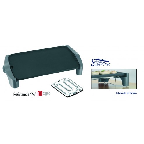 Plancha Asar 2500W Jata 46x28 cm