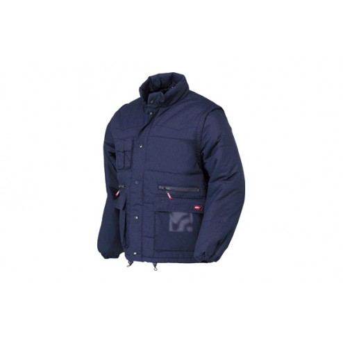 Chaqueta Polar Mangas Desmontables T L Azul 
