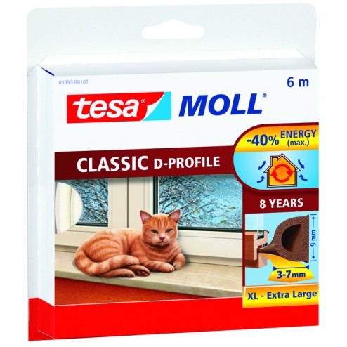 Tesamoll Caucho Perfil D Marron Tesa Tape 6 Mx9mm 