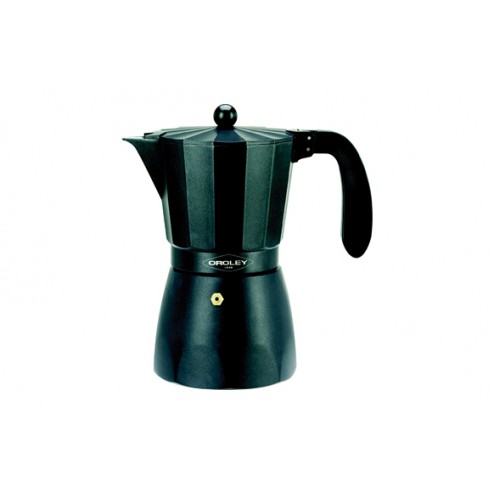 Cafetera Negra Touareg Oroley 3 Tazas